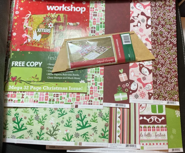 Scrapbooking/Card Making Crafts - Massive Kit -Kaisercraft- Home For Christmas