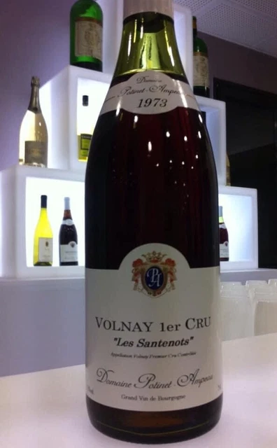 vin de bourgogne Rouge ´Volnay 1 er cru les santenots 1973