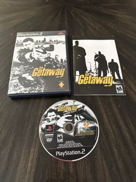 THE GETAWAY PS2 PlayStation 2 W/ Reg Card & Poster - Complete CIB