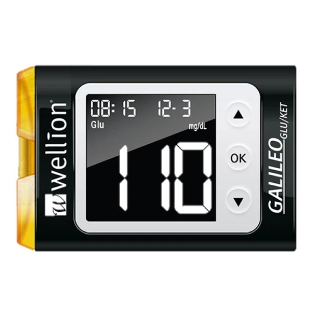 Wellion GALILEO GLU/KET Set nero mmol/l