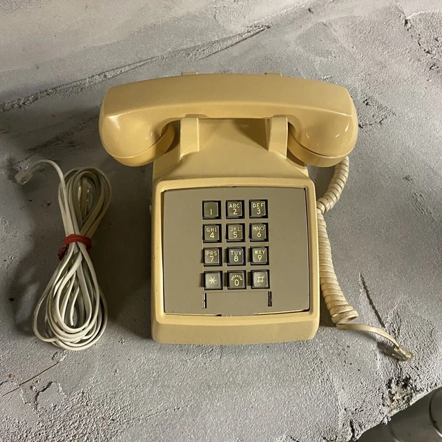 BELL SYSTEM WESTERN Electric Push Button Telephone, Vintage Electronics