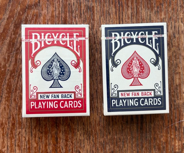 BICYCLE New fan back Old deck(blue,red) Bicycle Premium BICYCLE New fan back Old deck(blue,red) Bicycle Premium