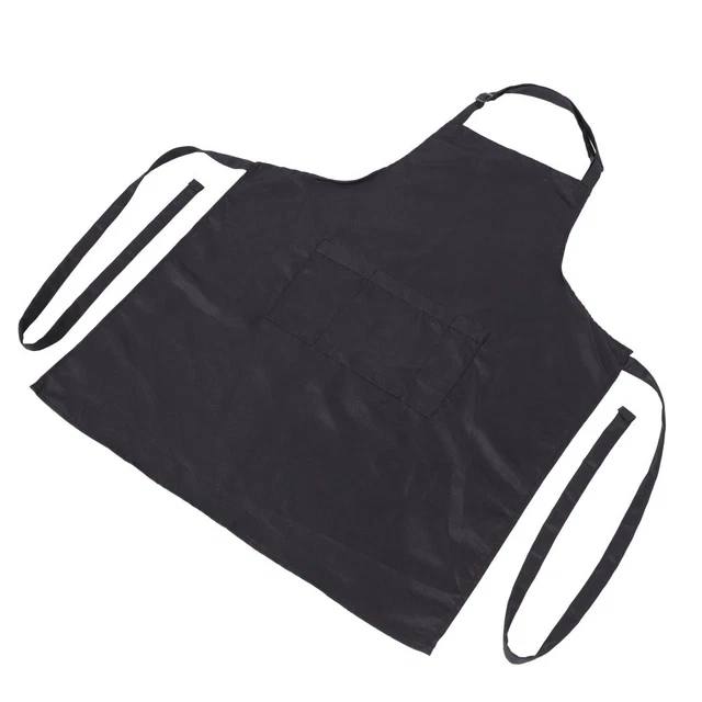 1 pz grembiule impermeabile grembiule impermeabile per ristorante cucina (nero)