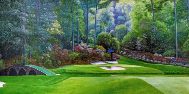 Poster - Augusta National Golf Club Masters Amen Corner Hole Photo, 3 Sizes 2