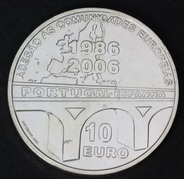 PORTUGAL 10 Euro 2006 - Silver 0.500 - European Union - aUNC - 421