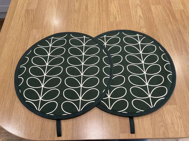 Coperture Aga/piano cottura Orla Kiely Coppia Tessuto Stessuto Stembo Eververde