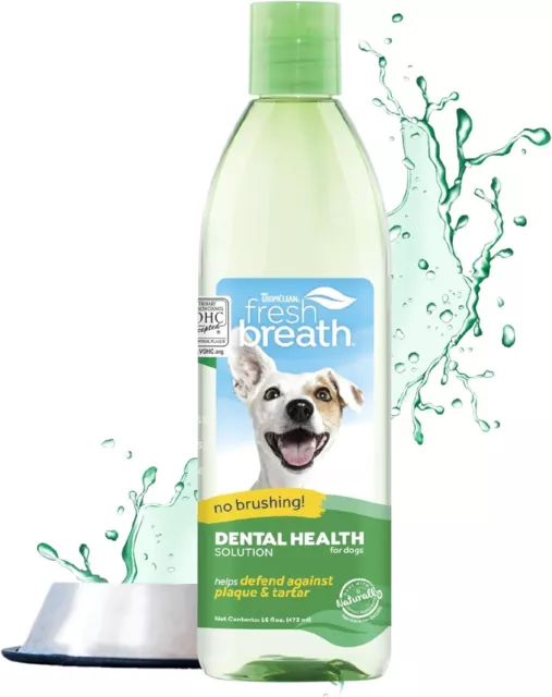 TropiClean Fresh Breath Dog Teeth Cleaning – Dental Care for Bad - Freshener