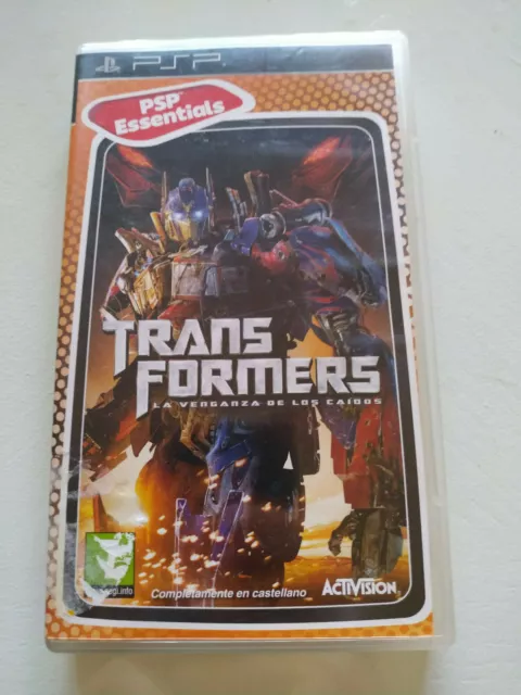 Transformers La Venganza de los Caidos - Juego PSP PlayStation Edicion Española