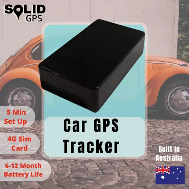 Car GPS Tracker | Solid GPS | 4G | 12 Month Battery | Australian Made