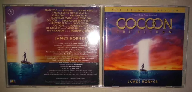 Horner)　UK　2016)　Soundtrack　£39.99　CD　(James　(The　COCOON　Edition,　Deluxe　THE　RETURN　PicClick