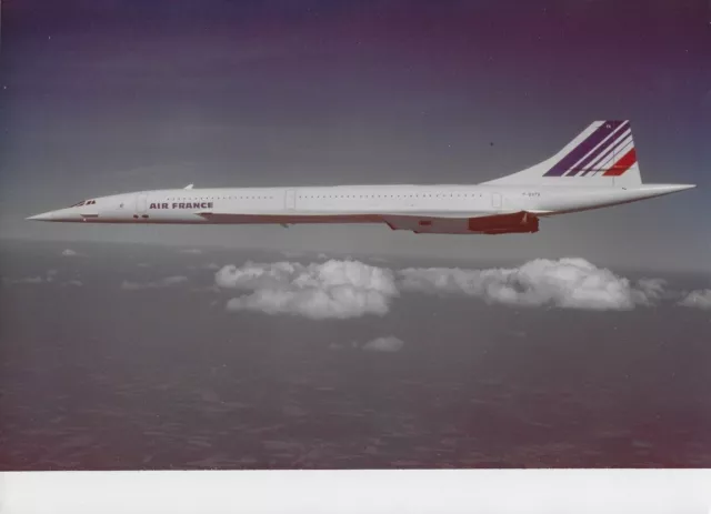 Concorde F-Bvfa En Vol~Premier Concorde Mis En Service À Air France~Aerospatiale