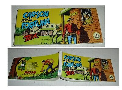98 Carson non ha fortuna ECCELLENTE OTT EDICOLA ! TEX Raccoltina serie BIANCA n 