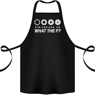 Photography What the F Stop Photographer Cotton Apron 100% Organic