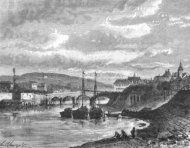 ESSONNE. Seine-Oise. Corbeil 1883 old antique vintage print picture
