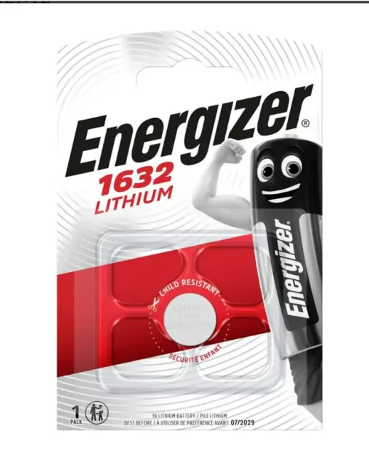 Energizer CR1632 CR1620 CR1616 Battery Lithium Coin Cell Toys Keys Batteries UK 3