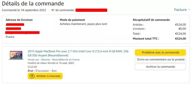 Apple MacBook Pro avec 2,7 GHz Intel Core i5 (13,3-inch 8 GB RAM, 256 GB SSD) 3