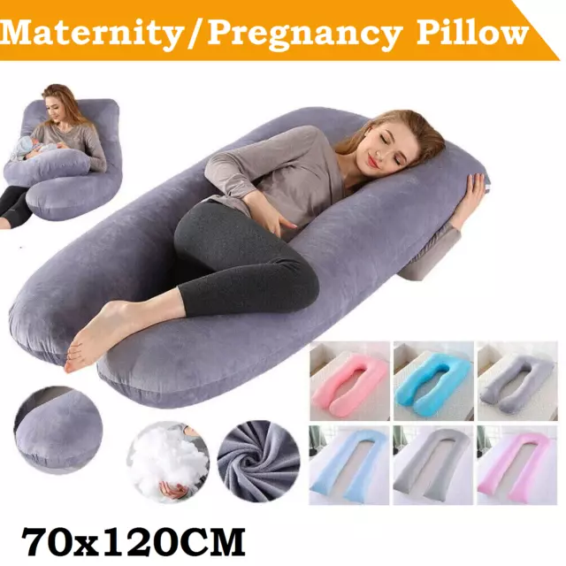 U Shape Maternity Pregnancy Pillow Nursing Sleeping For Body Feeding Support