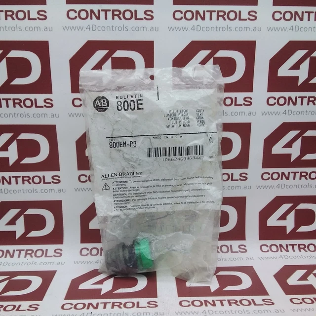 800EM-P3 | Allen Bradley | Pilot Light, Green, Sealed, A