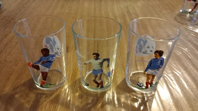Lot De 4 Verres à Moutarde Amora Tortues Ninja - Édition 1990 - Vintage En Parfait état - Produit Dérivé Collection