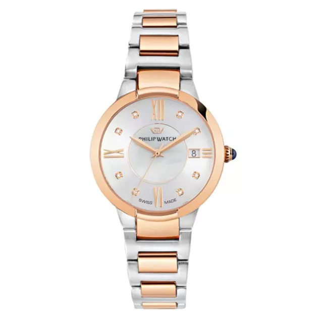 Philip Watch orologio donna Corley acciaio lucido bicolore PVD oro rosa