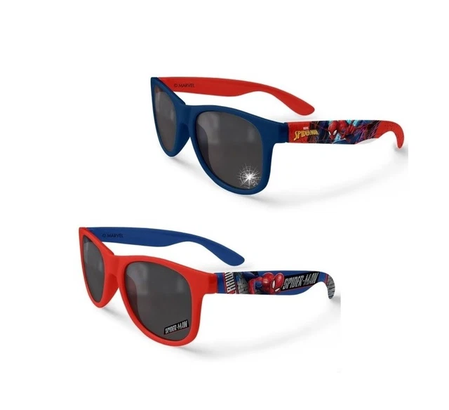 SPIDERMAN UV PROTECTION Lunettes de Soleil Bleu et Rouge EUR 10,40