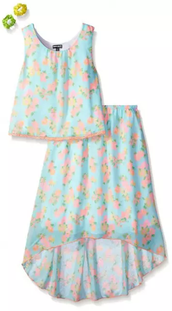 Pogo Club Girls Daisy Daydream 2pc Skirt Set with Accessory Size 4 5/6 6X $40