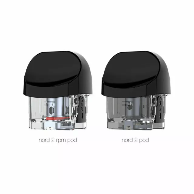 Smok Nord2 Replacement Cartridge Pods 2Ml Option For 1 Or 3 Authentic Uk Seller