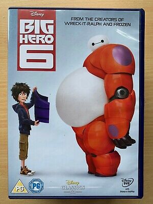 Big Hero 6 DVD 2014 Walt Disney's 53rd Animated Movie Classic