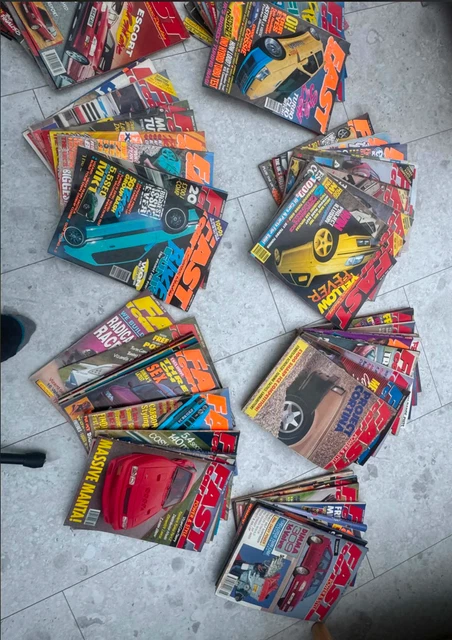 FAST CAR MODIFIED Cars Magazines Job Lot English 1980'S 1990'S LOT2 £ ...