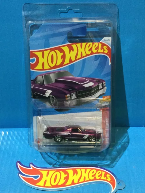 2024 Hot Wheels New F Case Sth Super Treasure Hunt 71 Chevrolet El Camino Purple