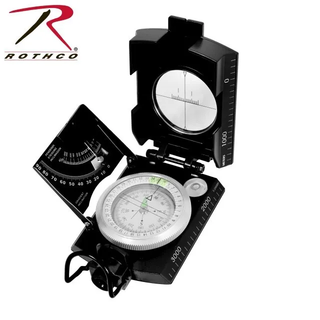 Rothco Deluxe Marching Compass - Black