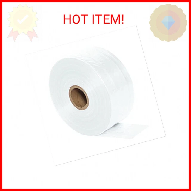Aviditi Poly Tubing Roll, 2" x 2900', 1.5 Mil, Clear - for Custom Sized Poly Bag