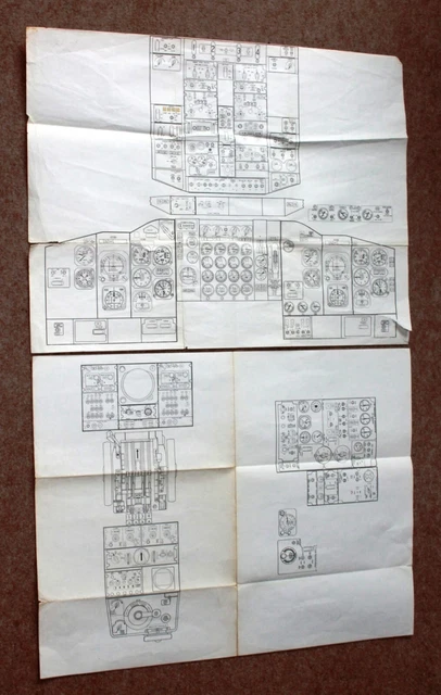 RARE BOEING 707 Flight Deck Pilots Instruments Panel Posters £3.20 ...