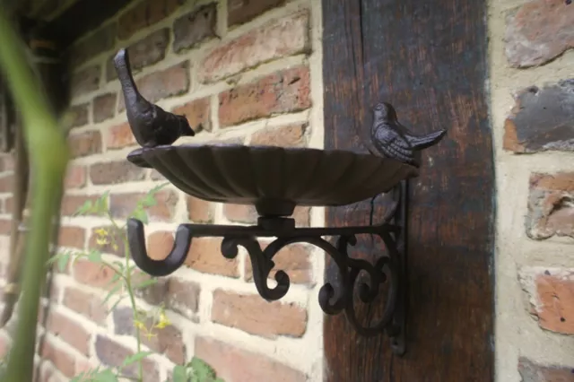 Futterschale Wand, Vogeltränke - Futterplatz für Vögel Terrasse + auf Balkon