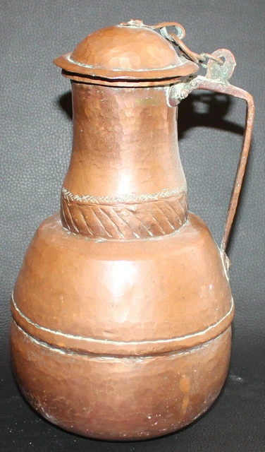 Ancienne Asbaa En Cuivre Traditionnel Kabyle - Bijou Ethnique D'occasion