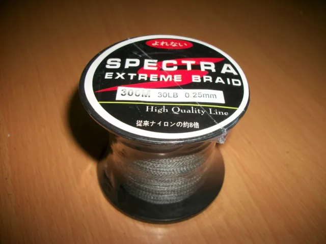 Trecciato pesca spectra dyneema braid 300 metri  6-30 lbs -vedi varianti