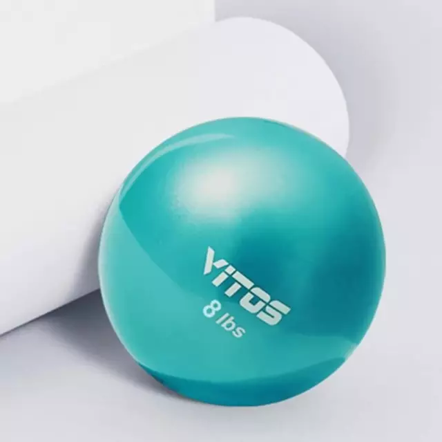 Vitos Fitness Toning Soft Weighted Mini Ball | Medicine for Core Blue