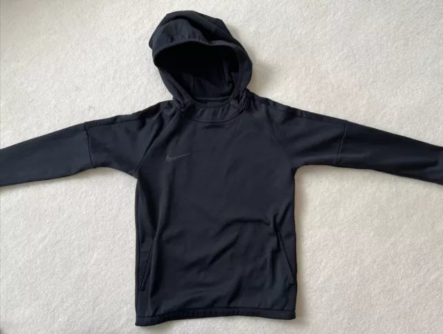 Felpa con cappuccio da calcio pullover Nike Dri-FIT Academy nera taglia XS