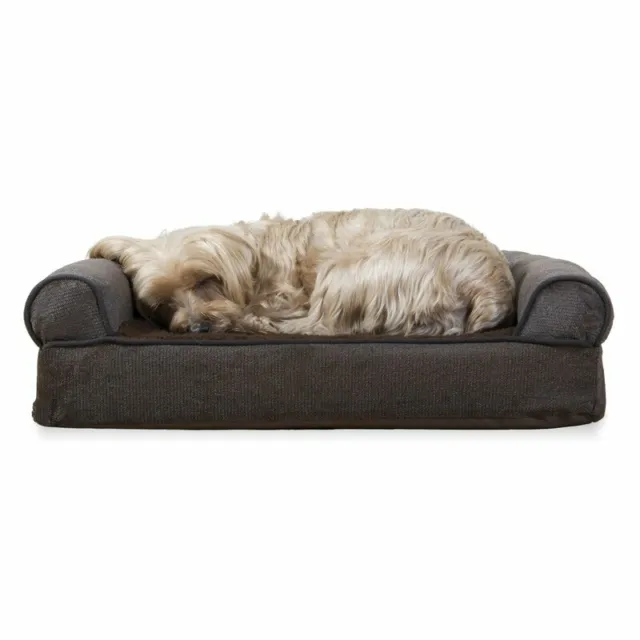Pet Cooling, Orthopedic, Memory Foam Chenille Soft Woven Sofa Dog Bed