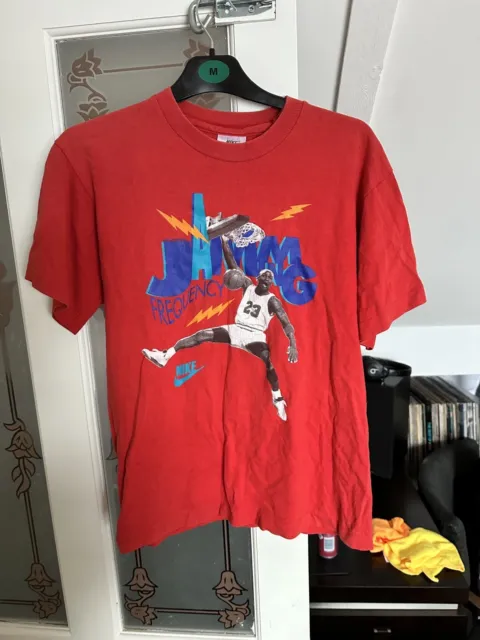 Nike Michael Jordan jamming frequency T Shirt 90s