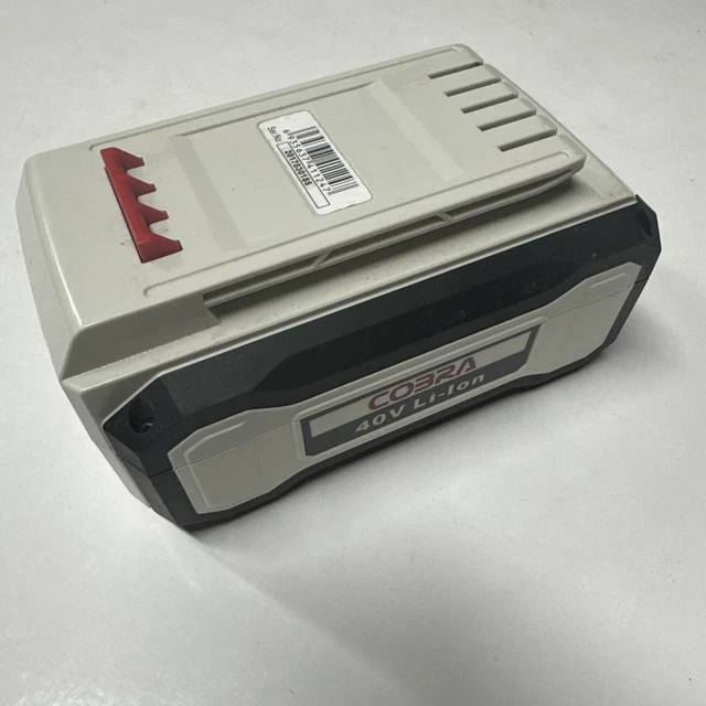 COBRA 40V LITHIUMION Lawnmower Battery Fits all 40V Cobra Machines