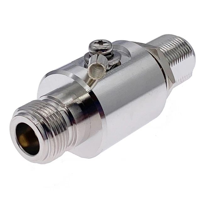 Protecteur d'arrêt 50 ohms 1 pièce décharge de gaz femme à femme type N coax