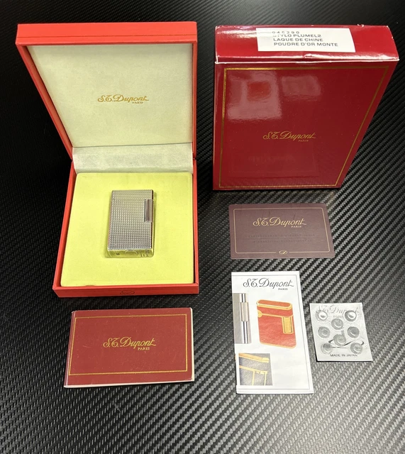 S.T DUPONT FEUERZEUG Lighter Silber Linie 1 Full Set EUR 199,99 PicClick DE