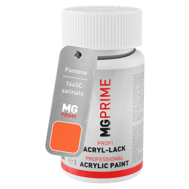 Pantone 1645C Orange satinato Stilo di ritocco da 50 ml ad asciugatura rapida