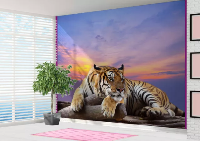 Wallpaper Tiger Chilling at Dusk Nature Wildlife wall mural photo (23869521)