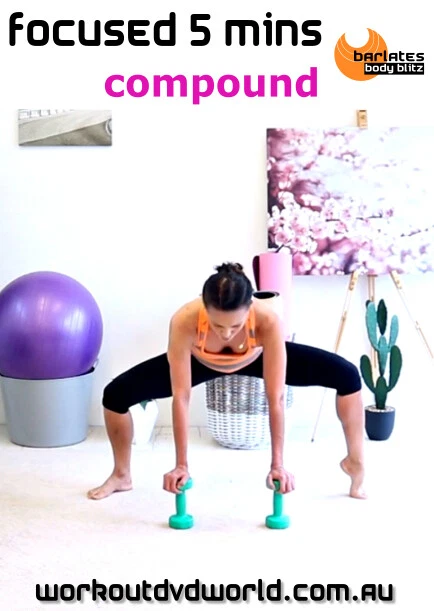 5 minute Strength Weights DVD - BARLATES BODY BLITZ Focused 5 mins Compound