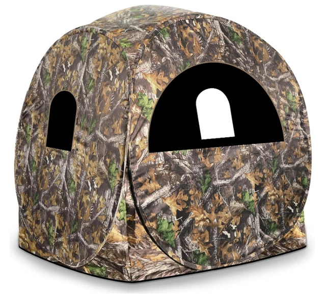 HUNTING BLIND, 270°VIEW with Silent Zipper Window 12 Pereson Ground
