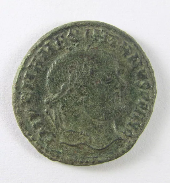 +286-305 AD MAXIMIANUS Bronze AE Follis; UNTOUCHED GREEN PATINA - 25mm; 7.8 g