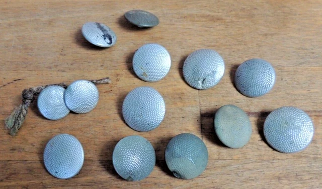 Lot De 14 Boutons Marron à Paillettes – Diamètre 22 Mm – Mercerie, Couture, Customisation