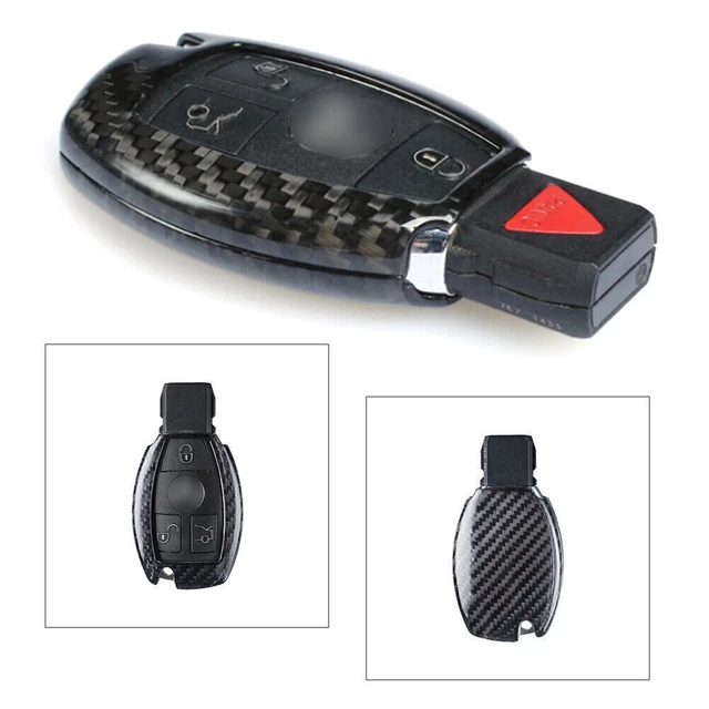 Key Shell Cover Case For Mercedes Benz CLA CLS CLK GLK GLA GLC Silver Black